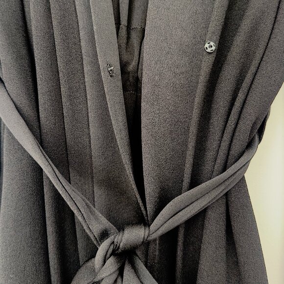 DVF Deon Black Wrap Dress - Picture 6 of 6